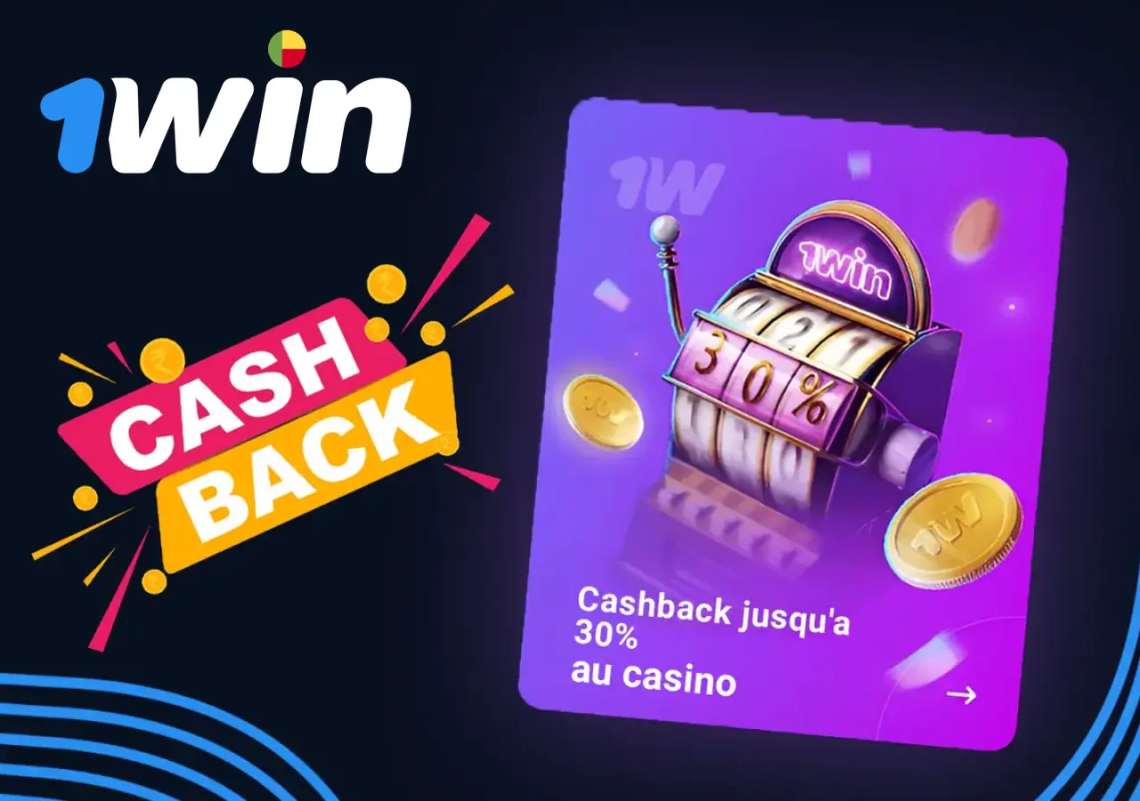 Bonus Cashback 10% sur 1Win Casino