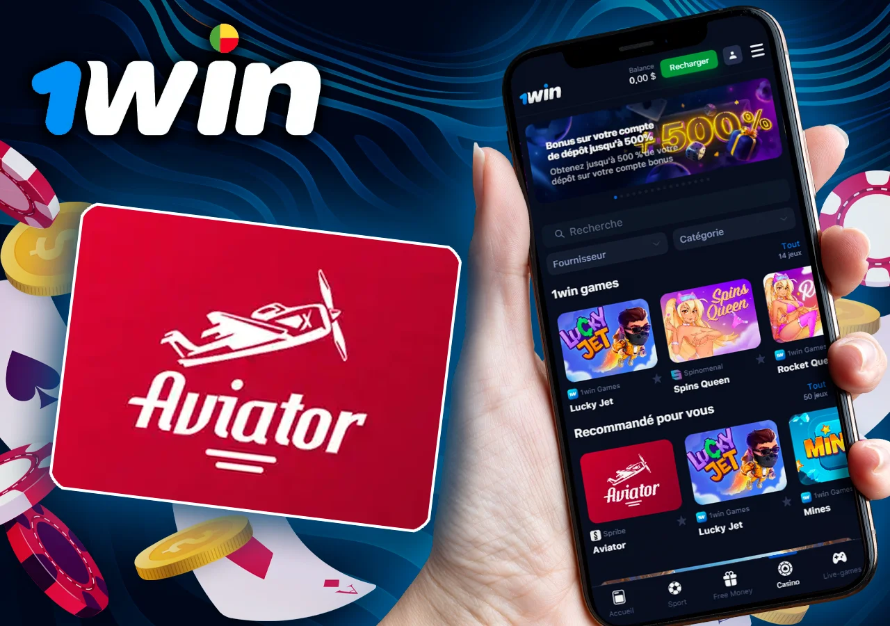 Jouez au jeu Aviator le plus populaire sur le site de 1Win Benin