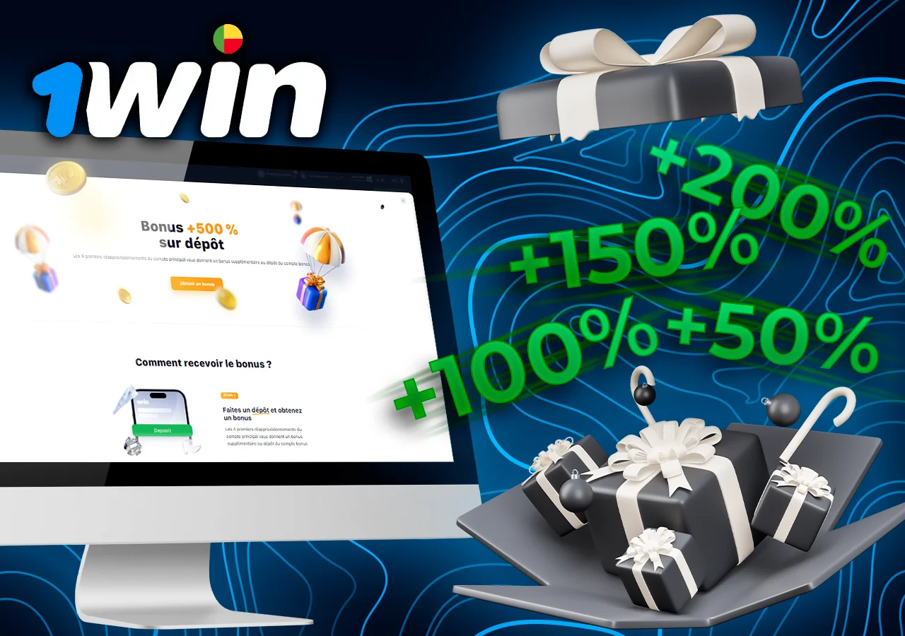 500% de bonus de bienvenue pour les nouveaux clients de 1Win Bénin